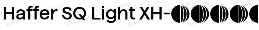 Haffer SQ Light XH字体转换